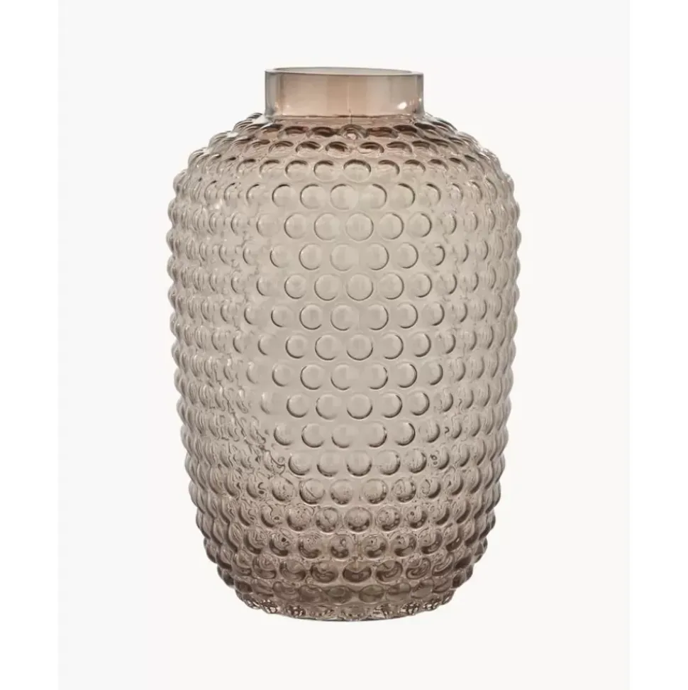 Mundgeblasene Glas-Vase Dorinia, H 29 Cm