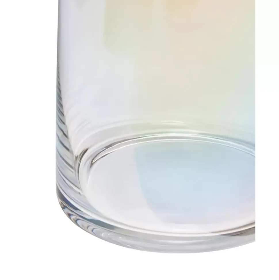 Mundgeblasene Glas-Vase Myla, Irisierend