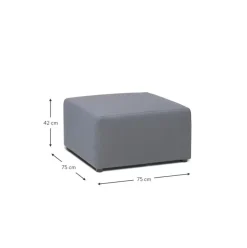 Outdoor-Sofa-Hocker Simon