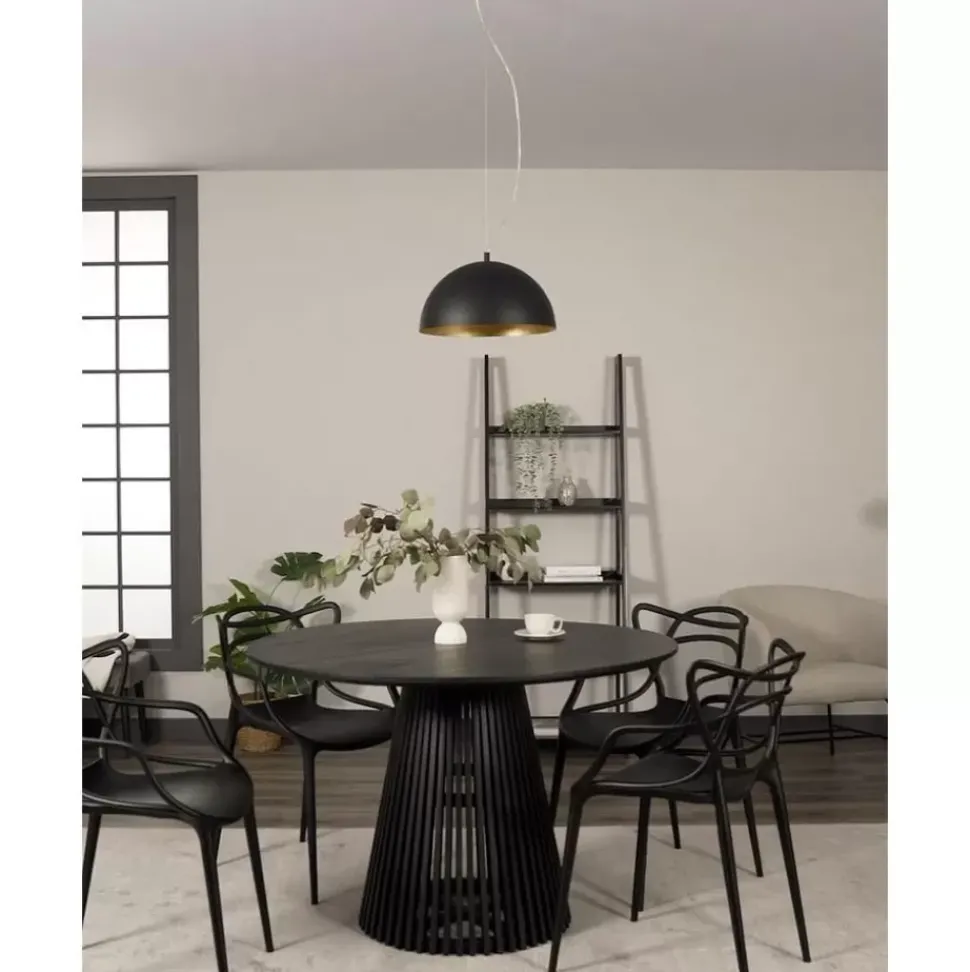 Pendelleuchte Brad Mit Gold-Dekor