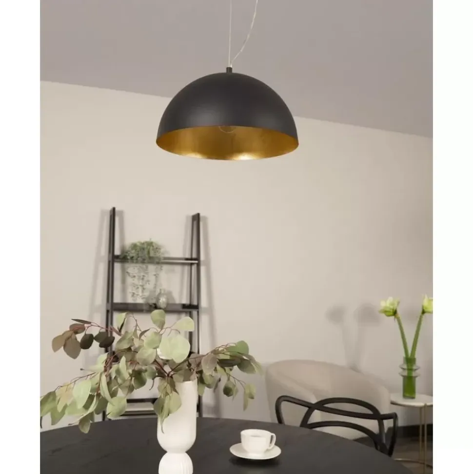 Pendelleuchte Brad Mit Gold-Dekor