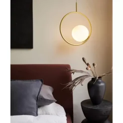 Pendelleuchte Chloe Aus Opalglas
