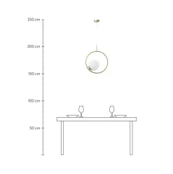 Pendelleuchte Chloe Aus Opalglas