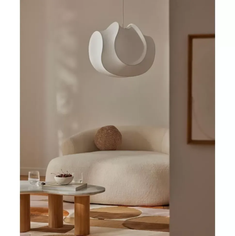 Pendelleuchte Pearl In Seiden-Optik