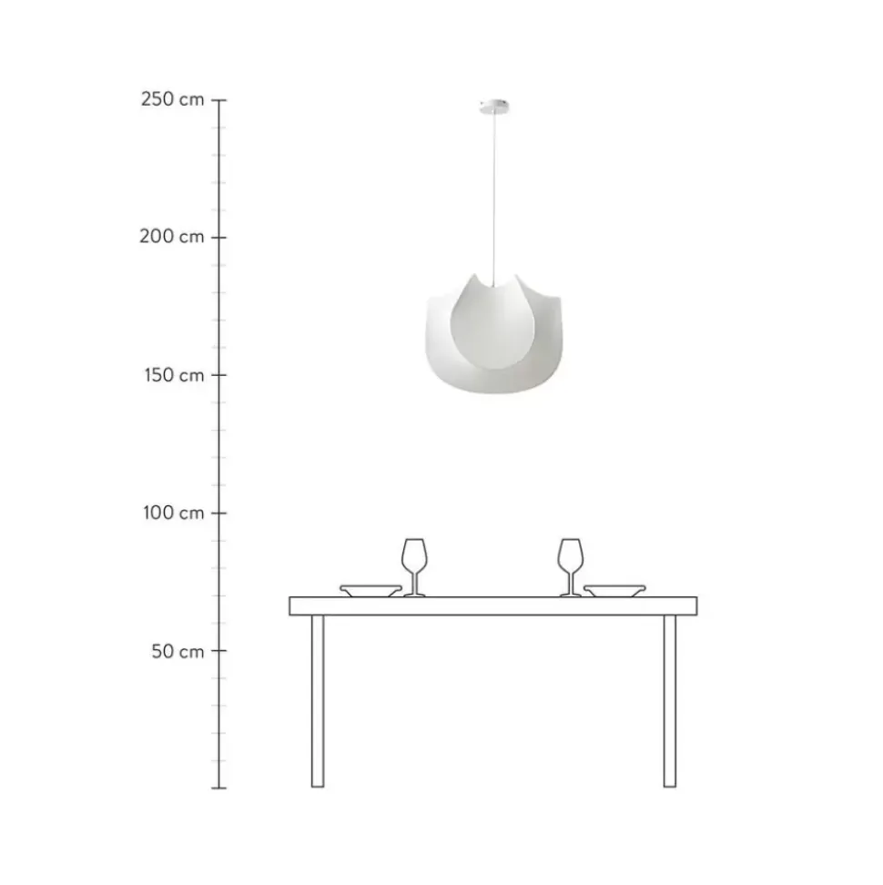 Pendelleuchte Pearl In Seiden-Optik