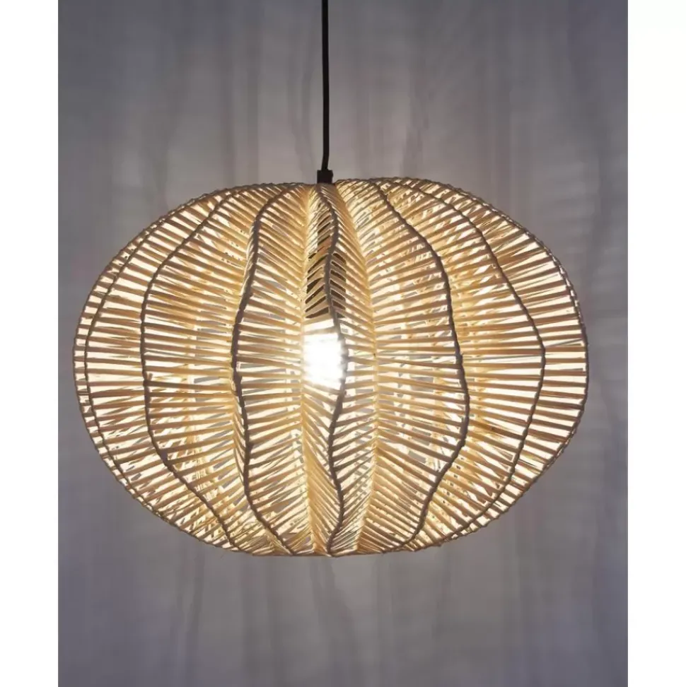 Pendelleuchte Ufe Aus Rattan