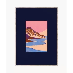 Poster Blue Landscape