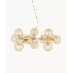 Runde Glaskugel Pendelleuchte Splendor