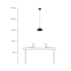 Runde Led-Pendelleuchte Alva