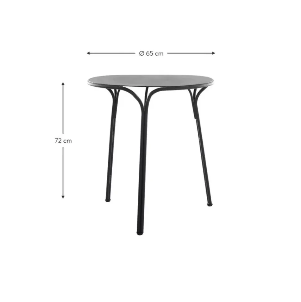 Runder Gartentisch Hiray, O 65 Cm