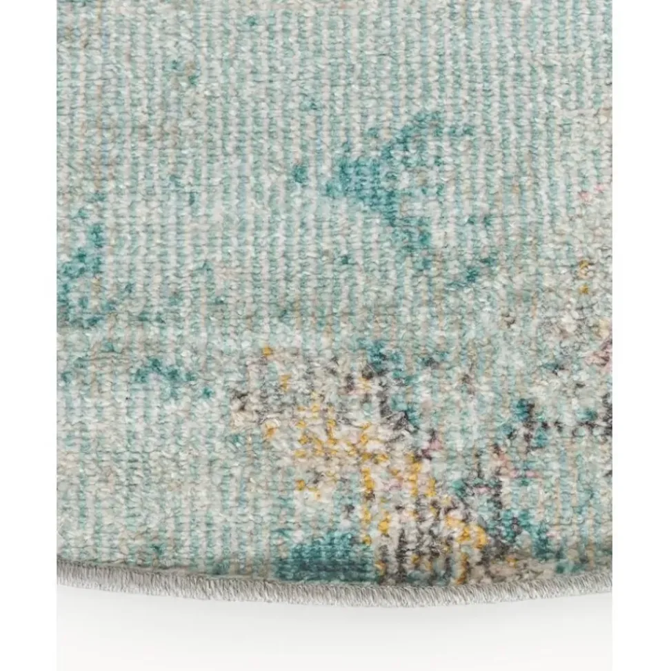 Runder In- & Outdoor Teppich Paris Mit Farbverlauf