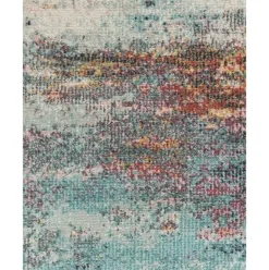 Runder In- & Outdoor Teppich Paris Mit Farbverlauf