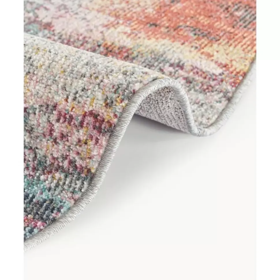 Runder In- & Outdoor Teppich Paris Mit Farbverlauf