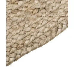 Runder Jute-Teppich Tapu, Handgefertigt
