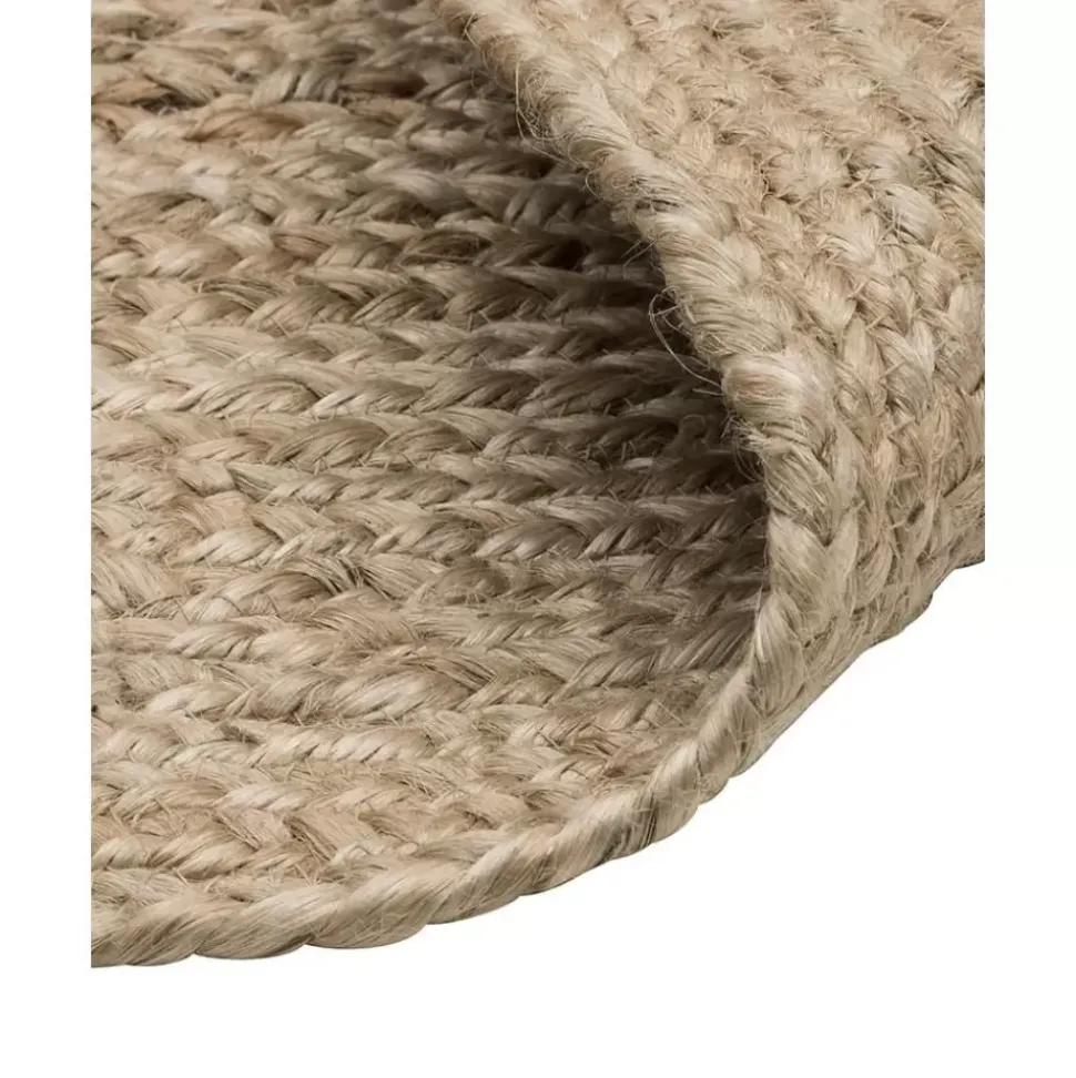 Runder Jute-Teppich Tapu, Handgefertigt