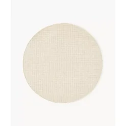 Runder Wollteppich Amaro, Handgewebt