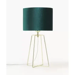 Samt-Tischlampe Karolina