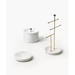 Schmuckhalter Selina Mit Marmor-Sockel