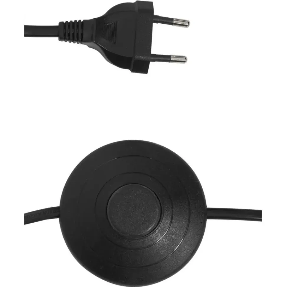 Skandi-Tripod Stehlampe Jake Aus Massivholz Mit Samt-Schirm