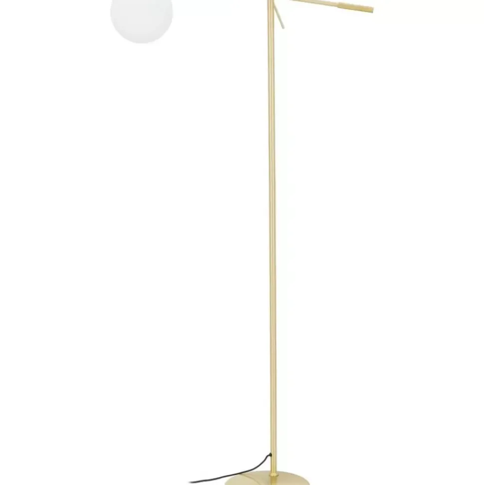 Stehlampe Moon Aus Opalglas