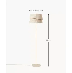 Stehlampe Nyla Mit Asymmetrischem Lampenschirm