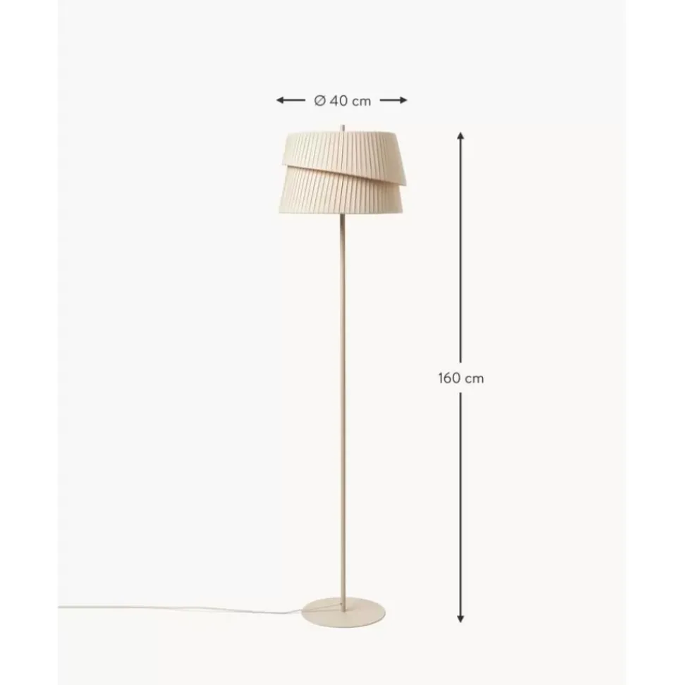 Stehlampe Nyla Mit Asymmetrischem Lampenschirm