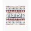 Strick-Kissenhulle David Mit Winterlichem Muster