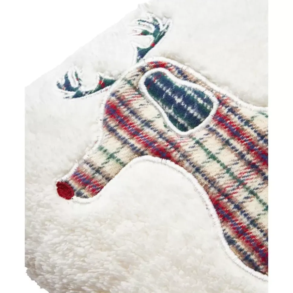 Teddy-Kissenhulle Dachs Mit Weihnachtlichem Motiv