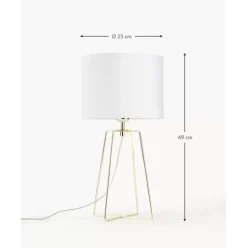 Tischlampe Karolina-Gold