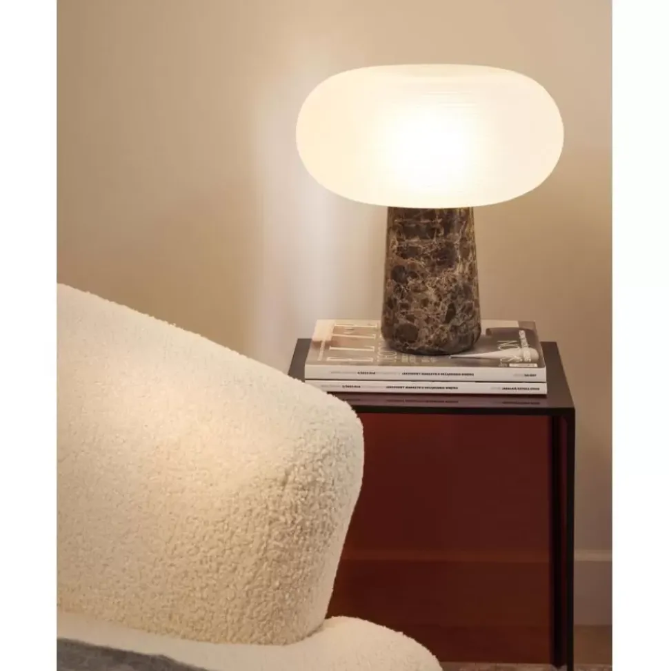 Tischlampe Mariella Mit Marmorfus
