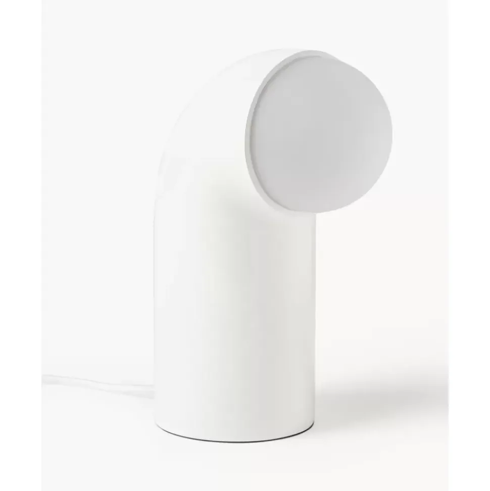 Tischlampe Memphis In Cremeweis