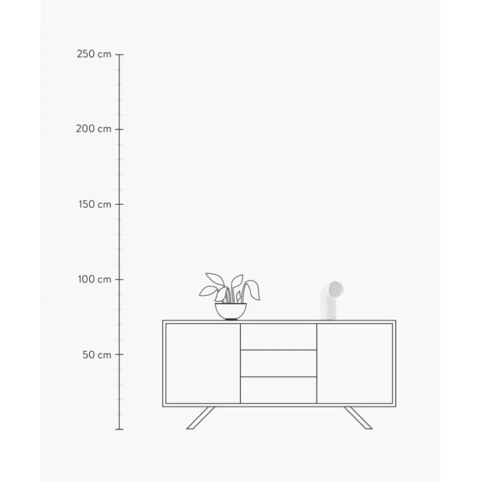 Tischlampe Memphis In Cremeweis