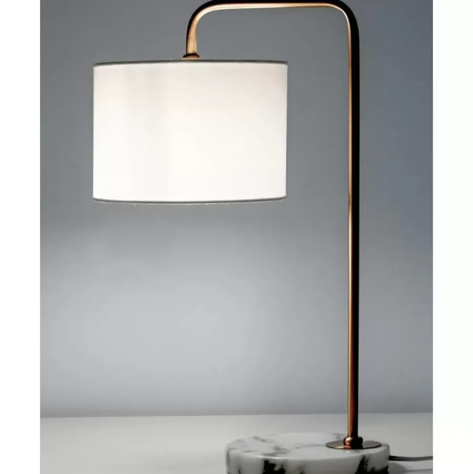 Tischlampe Montreal Mit Marmorfus