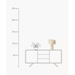 Tischlampe Nyla Mit Asymmetrischem Lampenschirm