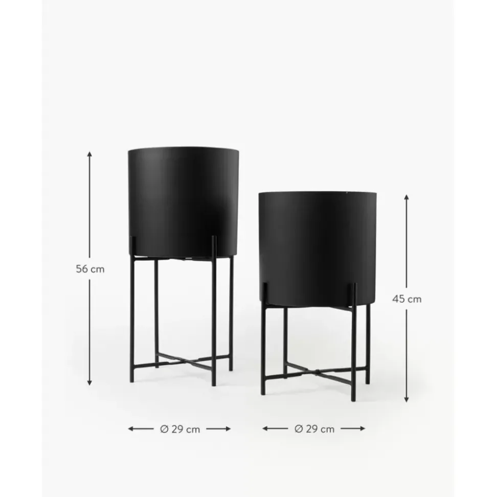 Ubertopf-Set Mina Aus Metall, 2Er-Set