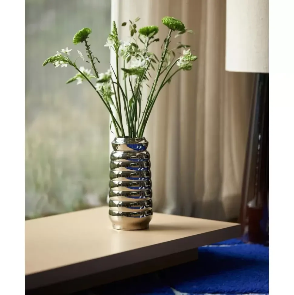 Vase Albina Mit Spiegel-Effekt