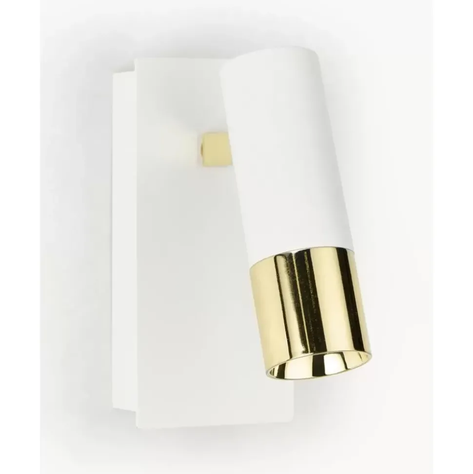 Verstellbarer Led-Wandstrahler Bobby-Gold