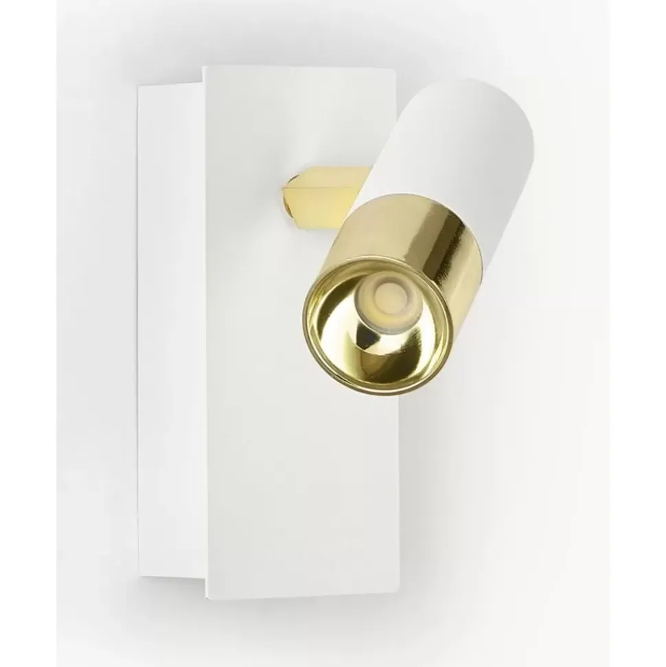 Verstellbarer Led-Wandstrahler Bobby-Gold