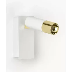Verstellbarer Led-Wandstrahler Bobby-Gold