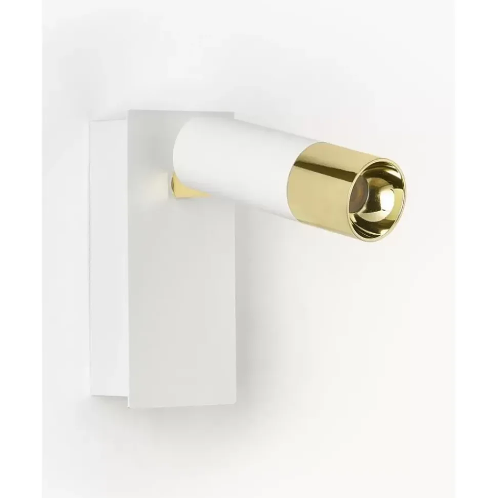 Verstellbarer Led-Wandstrahler Bobby-Gold