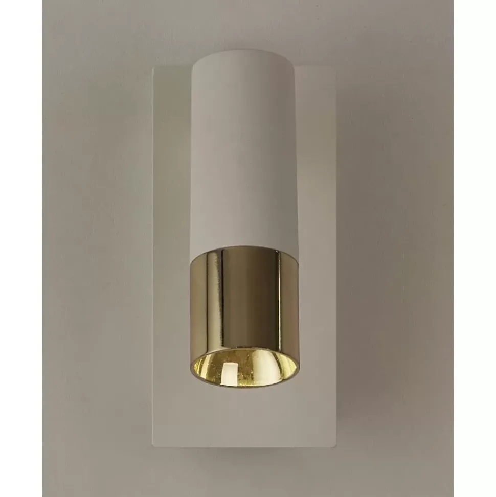 Verstellbarer Led-Wandstrahler Bobby-Gold