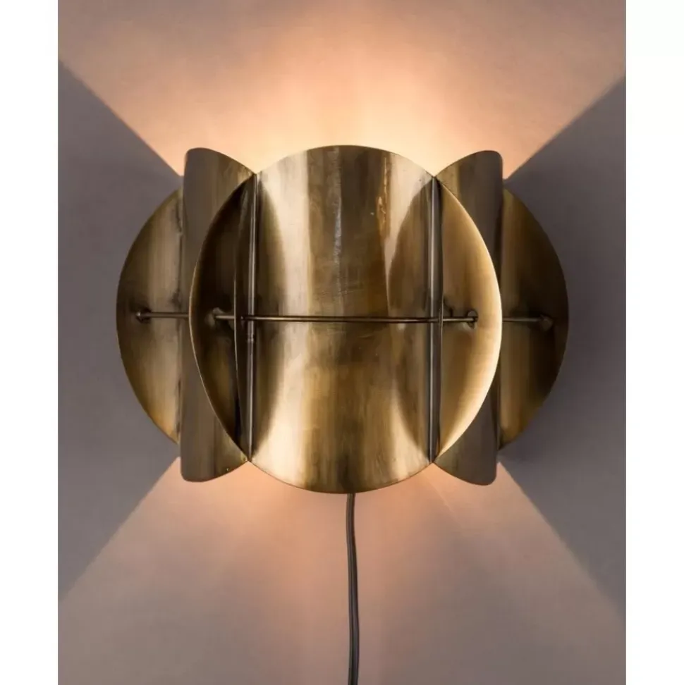 Wandleuchte Corridor Mit Stecker Und Antik-Finish