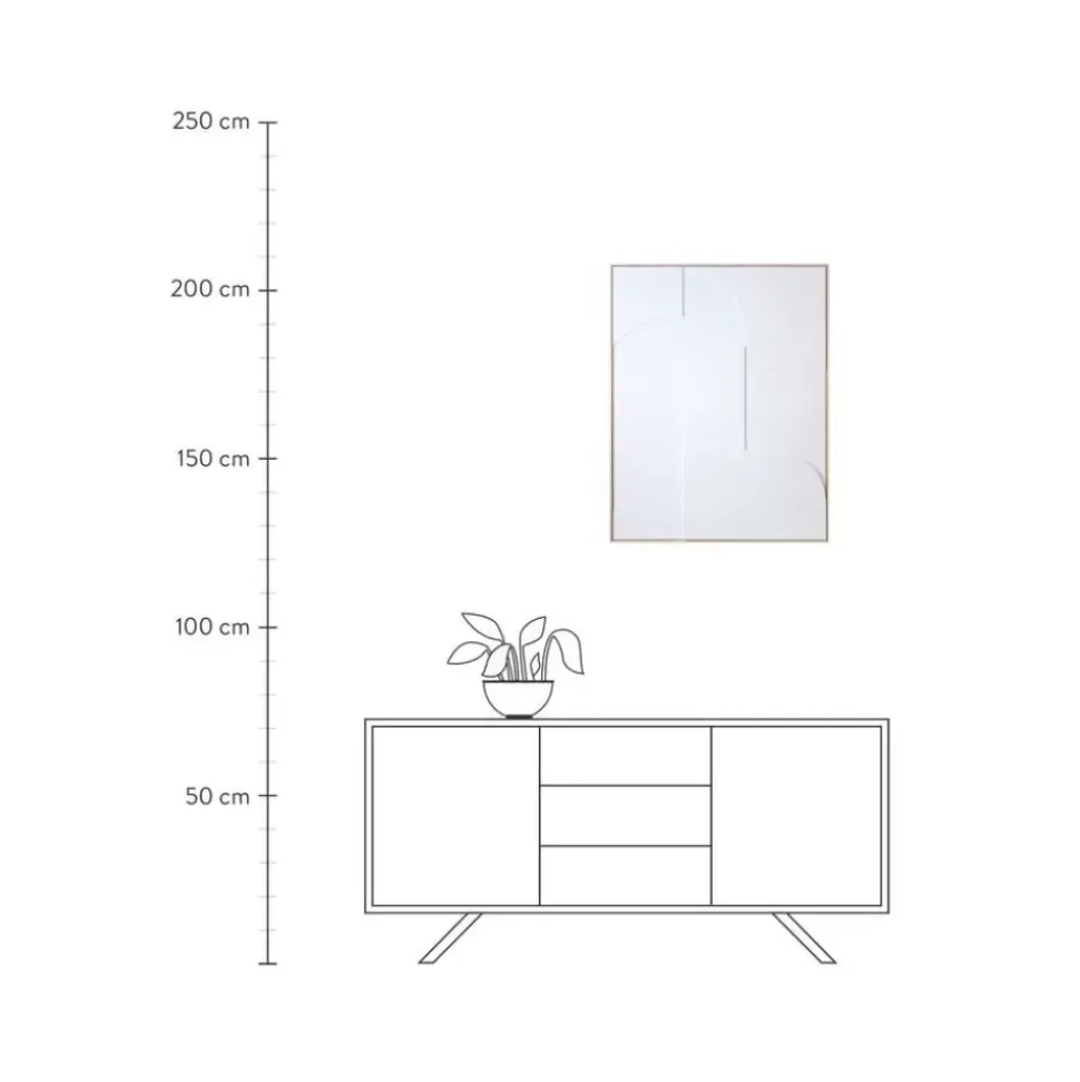 Wandobjekt Rahmenrelief-Kunsttafel Amido