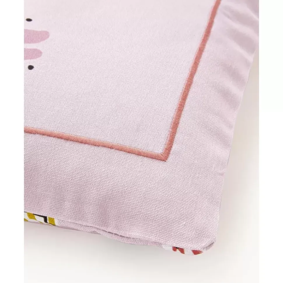 Wendekissenhulle Popp Mit Weihnachtsaufdruck Und Stickerei