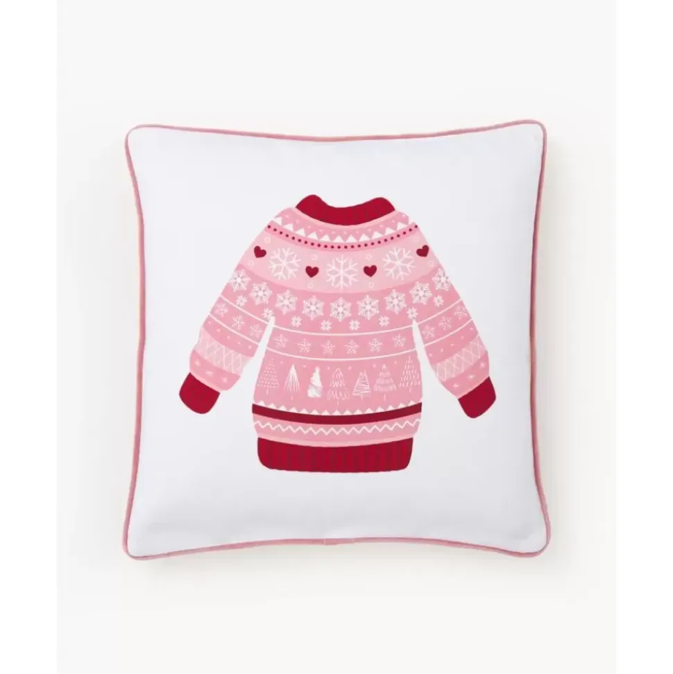 Wendekissenhulle Sweater Mit Winterlichem Motiv